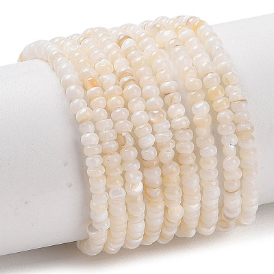 Natural Freshwater Shell Beads Strands SHEL-P017-01A-02-1