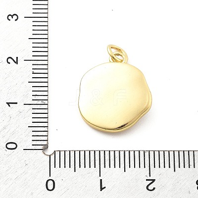 Ocean Theme Brass Enamel Pendants X-KK-Q029-01C-G-1