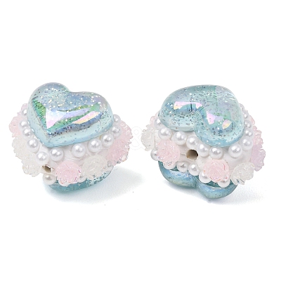 Rwsin & ABS Imitation Pearl & Polymer Clay Beads RE-CBA1913-01A-1