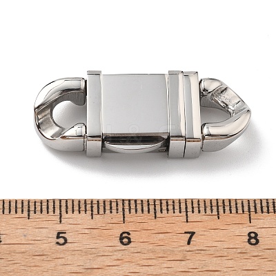 304 Stainless Steel Snap Clasps STAS-V008-23P-1