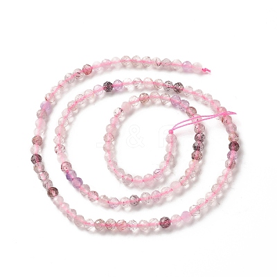 Natural Mixed Quartz Beads Strands G-G989-A04-1