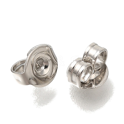 Rack Plating Brass Friction Ear Nuts KK-C081-04P-1