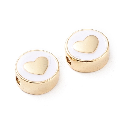 Brass Enamel Beads X-KK-F814-06G-1