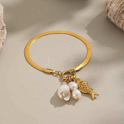 Summer 304 Stainless Steel Charm Bracelets XO0796-1