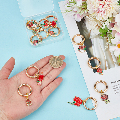 12Pcs 6 Style Alloy Shoes Charms HJEW-DR00127-1