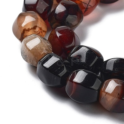 Natural Agate Beads Strands G-G172-02F-1