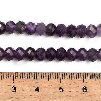 Natural Amethyst Beads Strands G-G278-A01-4x6mm-1