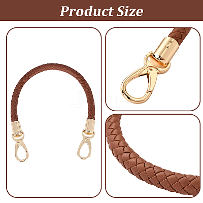 2Pcs PU Leather Bag Handles DIY-CL0001-95A-1