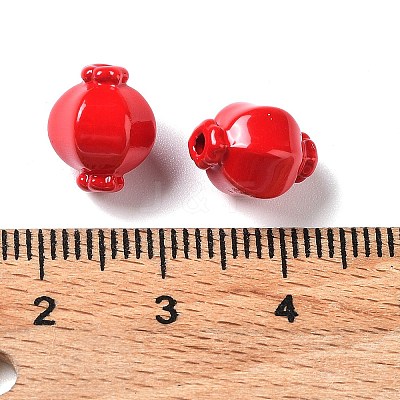 Spray Painted Alloy Bead PALLOY-H134-46-1