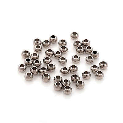 Non-Tarnish 304 Stainless Steel Spacer Beads STAS-L244-09C-P-1