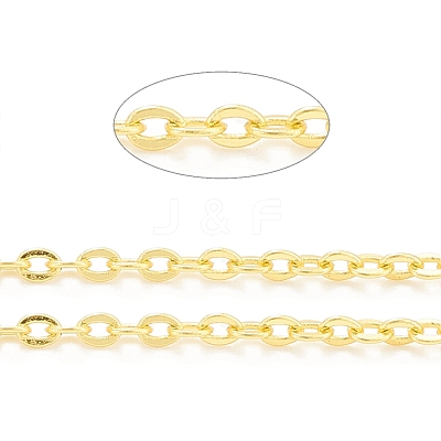 Brass Cable Chains CHC-D030-11G-RS-1