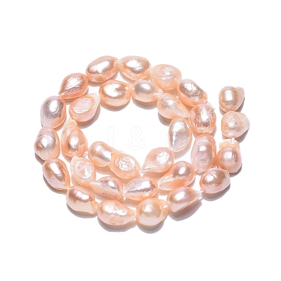 Natural Cultured Freshwater Pearl Beads Strands PEAR-N014-08D-01-1