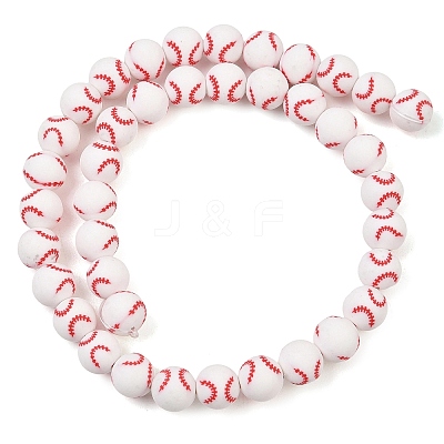 Handmade Polymer Clay Beads Strands PY-CBAEC33-01I-1