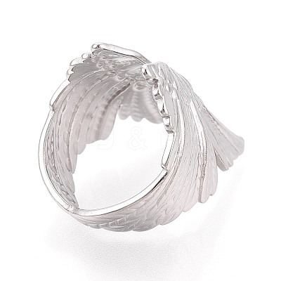 304 Stainless Steel Cuff Open Rings for Women RJEW-N052-20P-1