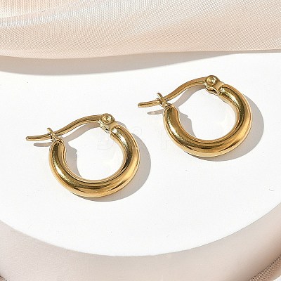 304 Stainless Steel Hoop Earrings for Women EJEW-A159-01G-1