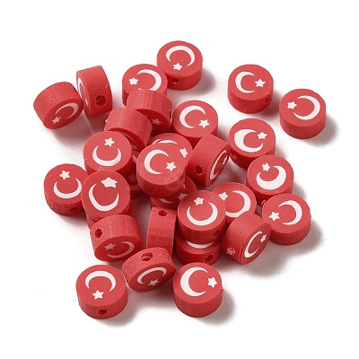 Handmade Polymer Clay Beads CLAY-B004-01-1