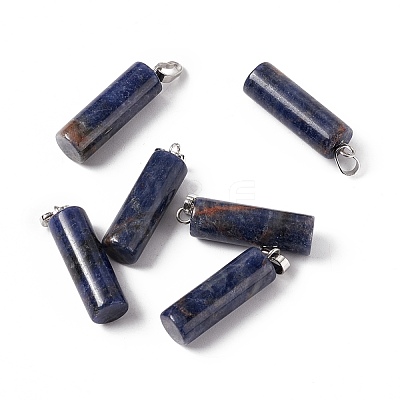 Natural Sodalite Pendants G-E135-02P-07-1