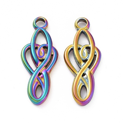 Ion Plating(IP) 304 Stainless Steel Pendants STAS-C003-13MC-1