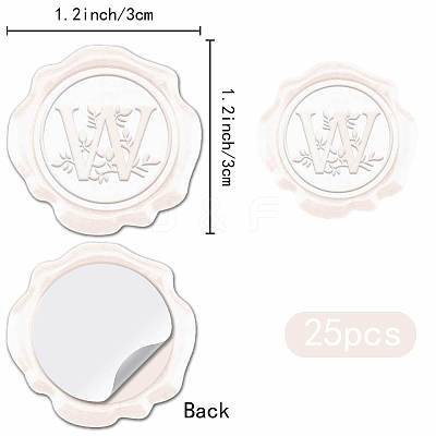 25Pcs Adhesive Wax Seal Stickers DIY-CP0011-30G-1