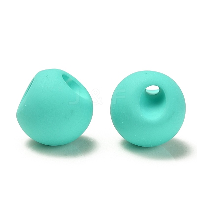 Rubberized Acrylic Beads OACR-G012-05C-1