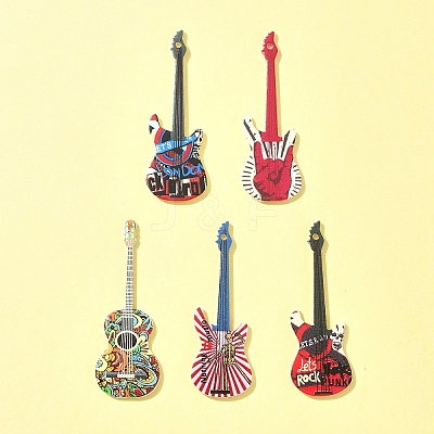 5Pcs 5 Styles Acrylic Pendants MACR-FS0001-74-1