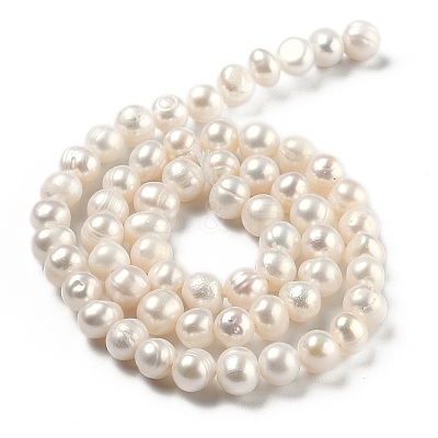 Natural Cultured Freshwater Pearl Beads Strands PEAR-L033-05C-1