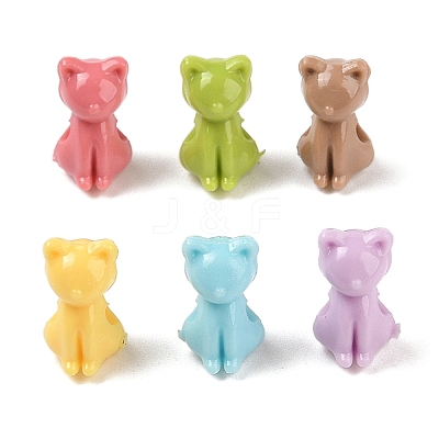 Opaque Acrylic Kitten Beads MACR-S830-02-1