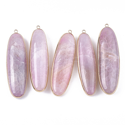 Natural Agate Big Pendants G-S344-64D-1