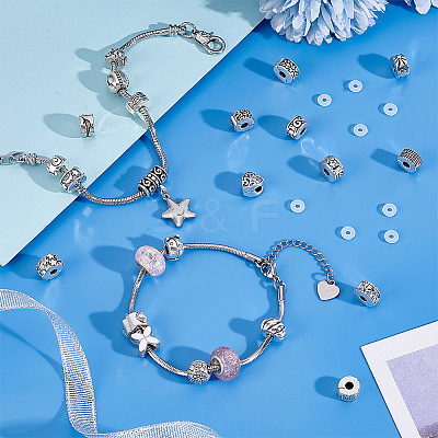 Alloy European Style Clasps PDLC-PH0001-02AS-1