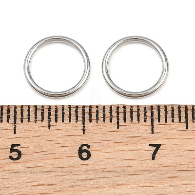 304 Stainless Steel Closed Jump Rings STAS-G393-06P-12-1