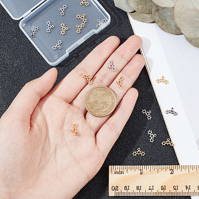 20Pcs 2 Colors 304 Stainless Steel Charms STAS-DC0008-79-1