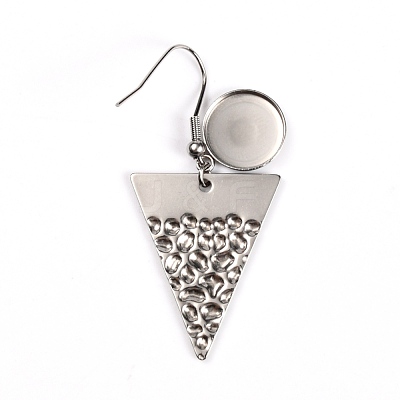 304 Stainless Steel Earring Hooks STAS-WH0027-20C-1