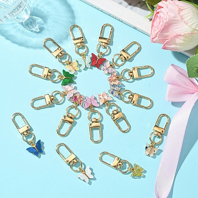 Acrylic Pendant Decorations HJEW-YW00018-1