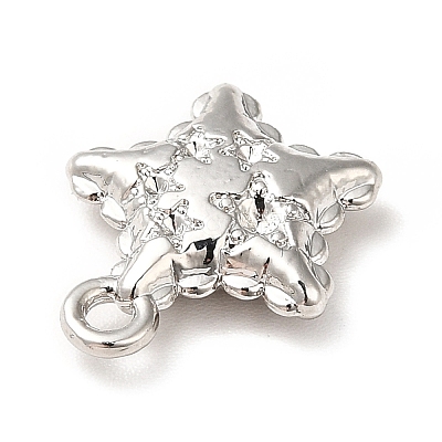Rack Plating Alloy Pendant Rhinestone Settings PALLOY-K256-10P-1