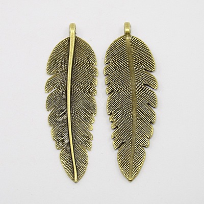 Tibetan Style Alloy Big Pendants X-TIBEP-A123194-AB-FF-1