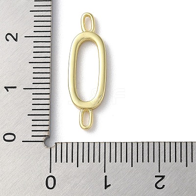 Rack Plating Brass Connector Charms KK-P245-07G-O-1