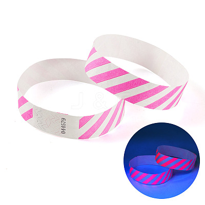 Paper Disposable Wristbands BJEW-TAC0075-002D-1