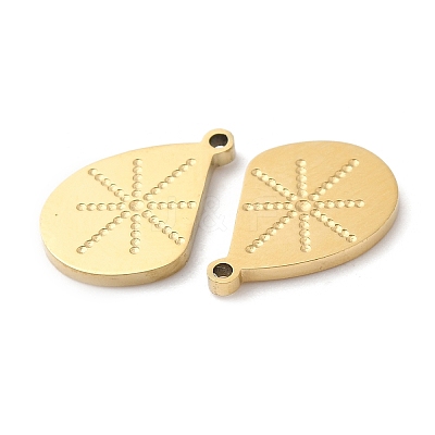 Ion Plating(IP) 316L Surgical Stainless Steel Charms STAS-H213-49G-1