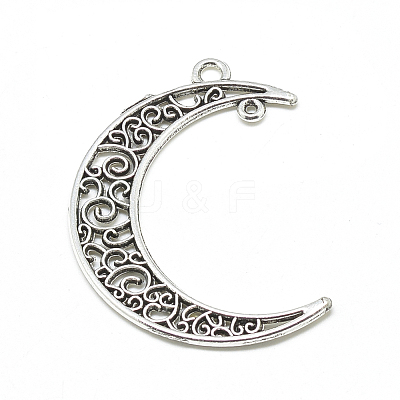 Tibetan Style Alloy  2-Loop Link Pendants TIBE-S299-062AS-RS-1