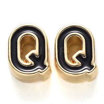 Rack Plating Alloy Enamel Beads ENAM-S122-033Q-NR-1
