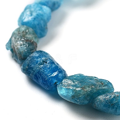 Raw Rough Natural Apatite Beads Strands G-P528-B04-01-1