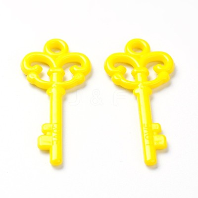 Opaque Acrylic Big Pendants SACR-S066-7-1
