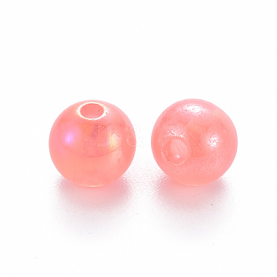 AB Colour Imitation Jelly Acrylic Beads X-MACR-S823-8mm-1