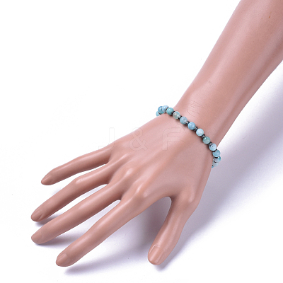 Natural Hemimorphite Stretch Bracelets BJEW-JB04493-02-1