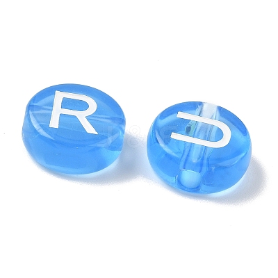 Transparent Acrylic European Beads MACR-K365-02B-03-1