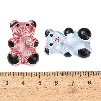 Transparent Acrylic Beads AC-CBA36B6-04-1