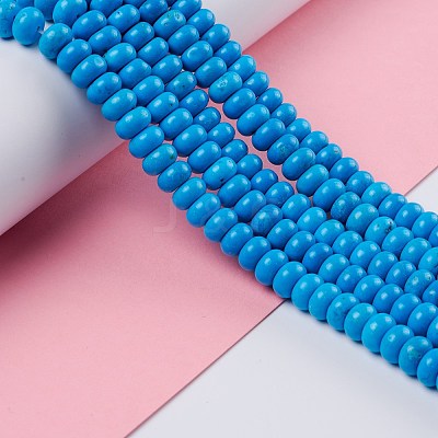 Natural Magnesite Beads Strands TURQ-Z002-02C-1