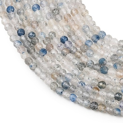Natural Raindrop Azurite Beads Strands G-P618-2mm-03-1