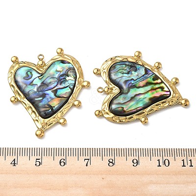Natural Paua Shell Pendants STAS-G397-14G-02-1
