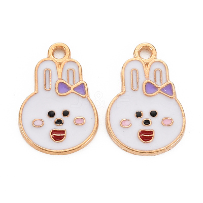 Alloy Enamel Pendants ENAM-N054-77D-1